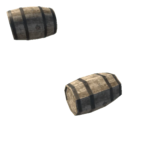 Wooden Barrels Metal circles (2)